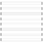 10 Best Free Printable Staff Paper Blank Sheet Music Printablee