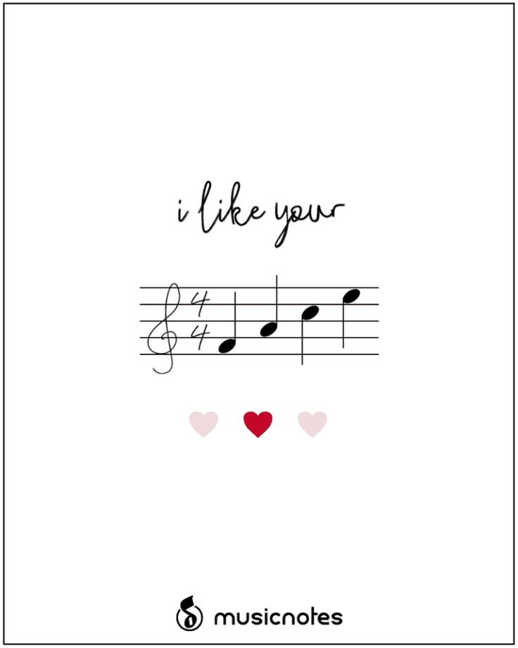 12 Musical Valentine s Day Cards With Free Printables Diy 