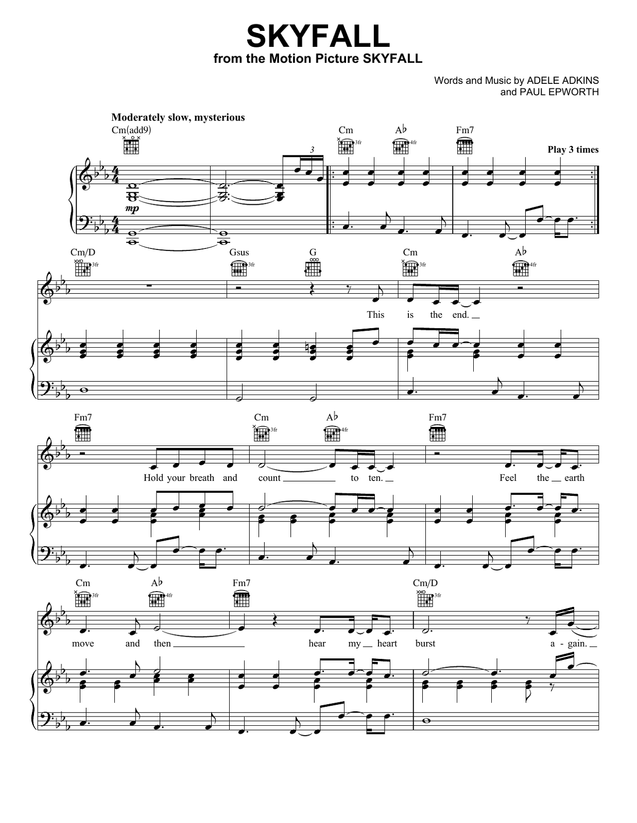 Piano Printable Sheet Music Printable Music