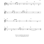 Amazing Grace Free Alto Saxophone Sheet Music Notes