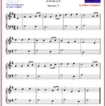 Away In A Manger By Kirkpatrick Piano Sheet Music Free Printable PDF