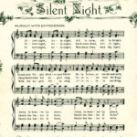 Background Christmas Music Sheet Christmas Sheet Music Vintage