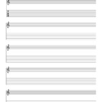 Blank Sheet Music Template For Word Professional Template Examples