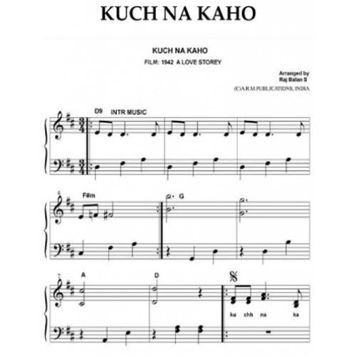 BOLLYWOOD HITS ON PIANO V3 Sheet Music Piano Sheet Music Free Sheet 