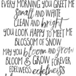 Edelweiss Lyrics From Sound Of Music Gray DIGITAL DOWNLOAD Etsy