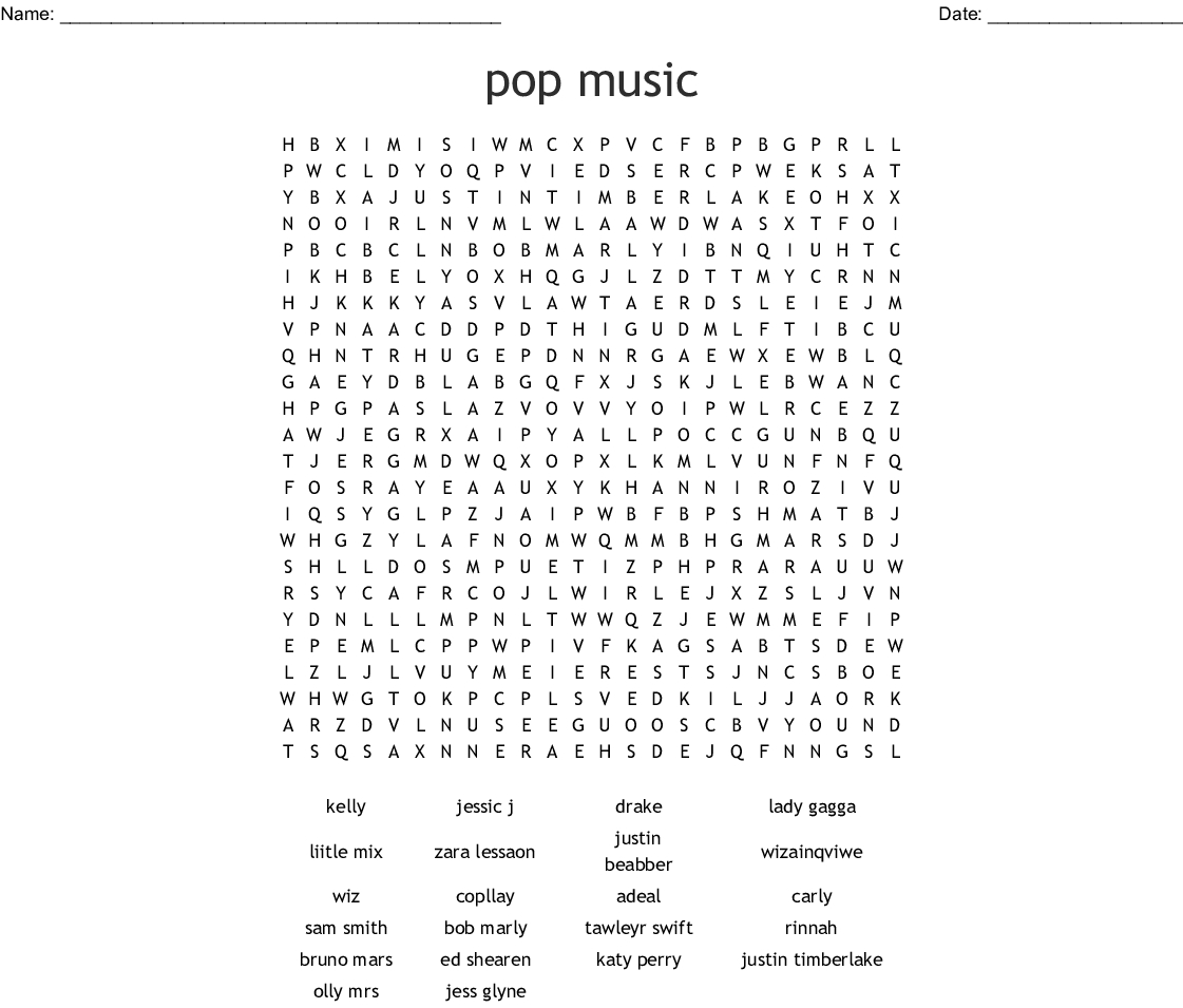 Famous Classical Music Composers Word Search Main Image Transparent 