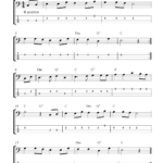 Free Bass Guitar Tab Sheet Music Muss I Denn Wooden Heart