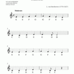 Free Beethoven Ode To Joy Sheet Music For Clarinet Solo PDF