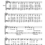 Free Choir Sheet Music I Surrender All Hymn Sheet Music Hymns