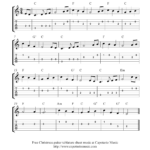 Free Christmas Guitar Tablature Sheet Music The First Noel