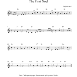 Free Christmas Trumpet Sheet Music The First Noel