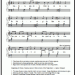 Free Christmas Vocal Sheet Music Gaudete Piano And Guitar Tabs