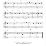 Free Easy Piano Sheet Music Solo Jesu Joy Of Man s Desiring