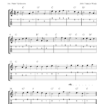 Free Guitar Sheet Music For Popular Songs Printable Free Printable