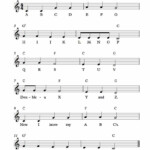 Free Lead Sheet Alphabet Song Easy Piano Sheet Music Free Sheet