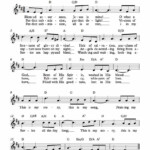 Free Lead Sheet Blessed Assurance Gospel Song Lyrics Christian