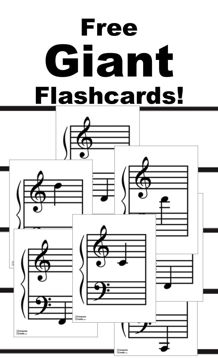 Free Music Flashcards Music Flashcards Online Music Lessons Music 