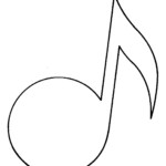 Free Music Note Outline Download Free Music Note Outline Png Images