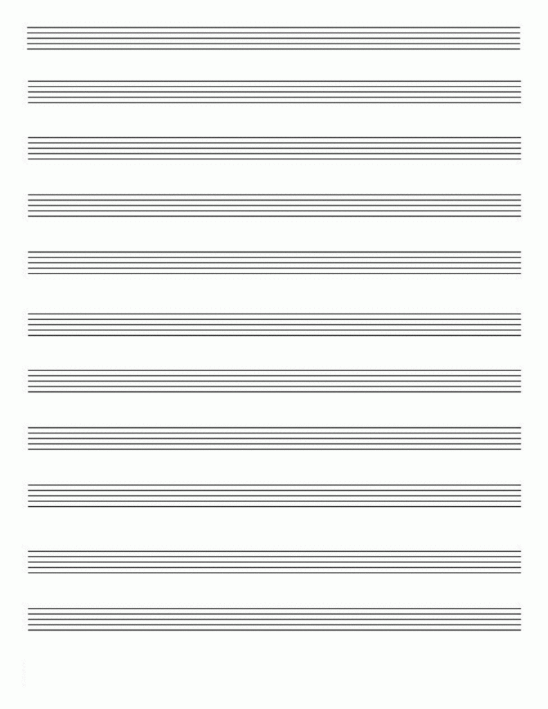 Free Printable Blank Music Staff Paper Free Printable