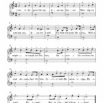 Free Printable Christian Piano Sheet Music Piano Sheet Music With Letters