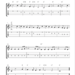 Free Printable Guitar Tabs For Beginners Free Printable