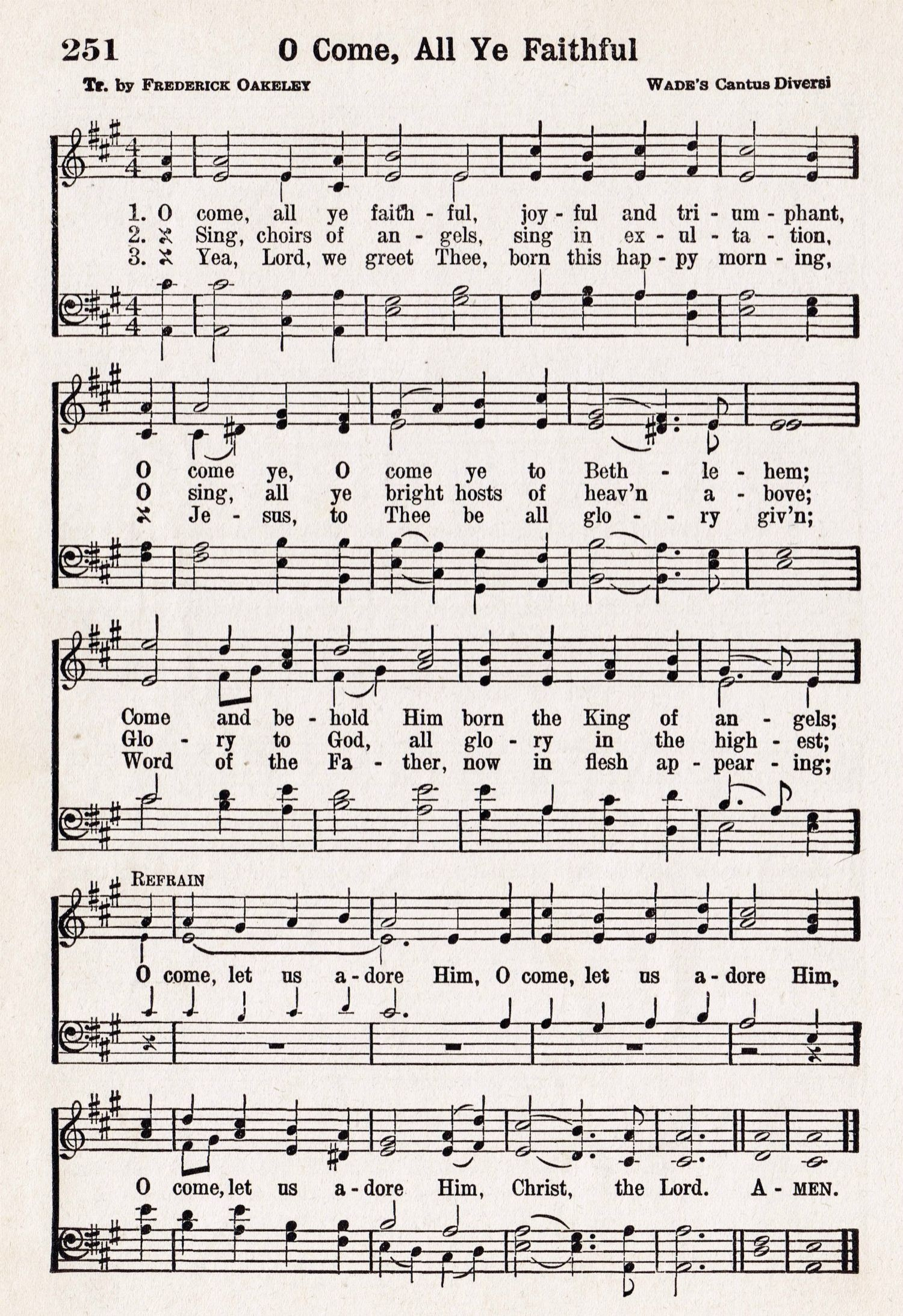 Free Printable Lyrics To Christmas Carols Free Printable A To Z