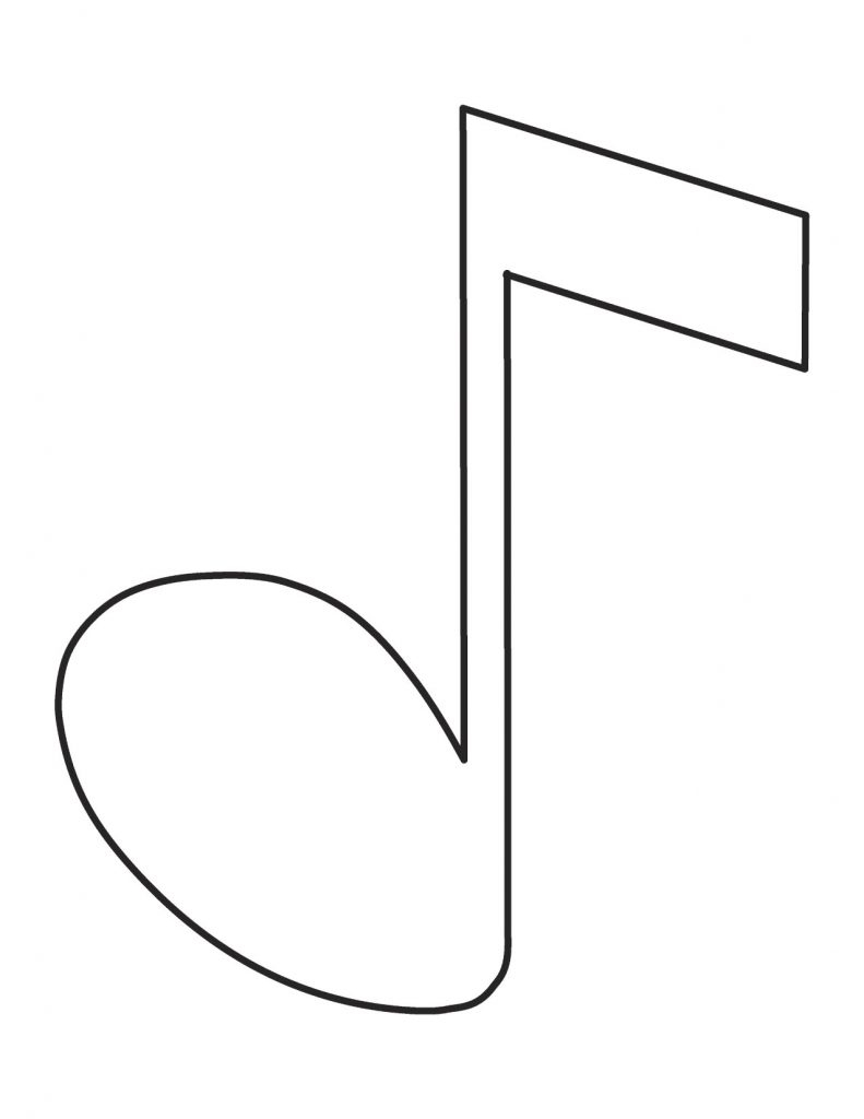 Free Printable Music Note Coloring Pages For Kids