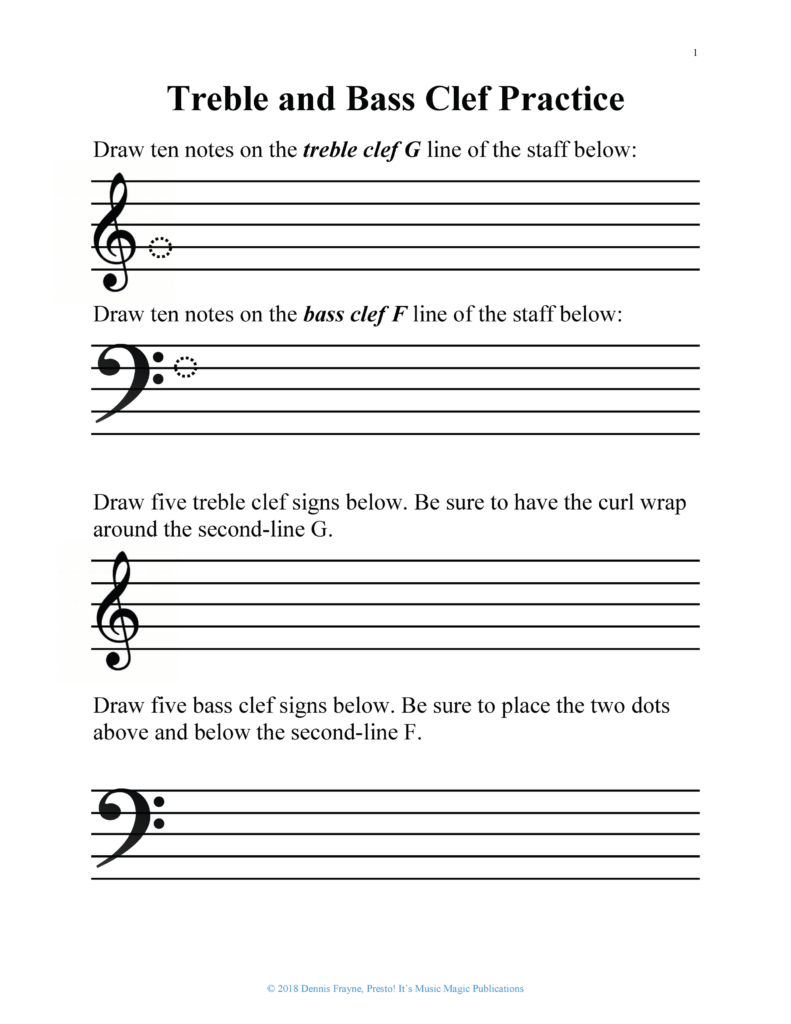 FREE Printable Music Note Naming Worksheets Presto It s Music Magic 