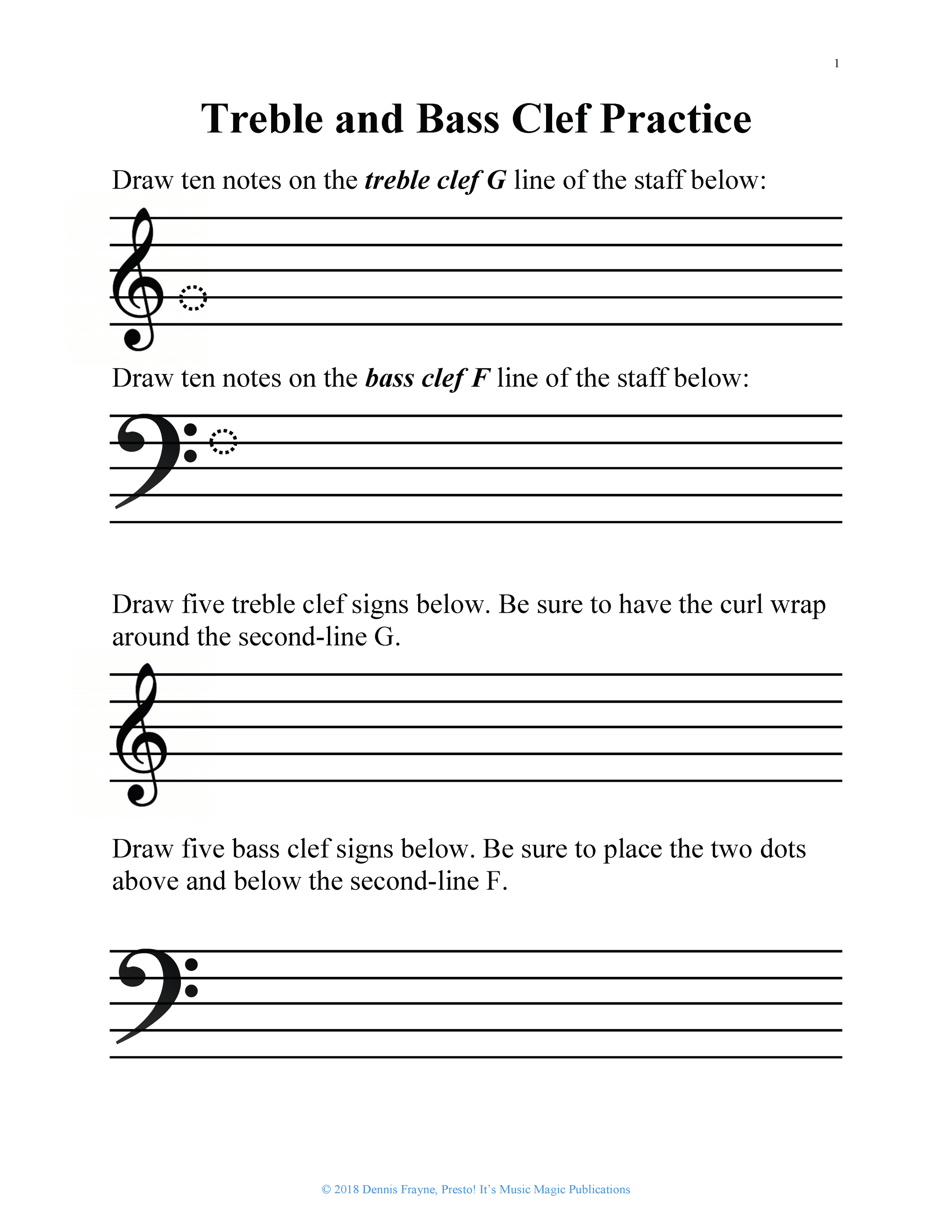 FREE Printable Music Note Naming Worksheets Presto It s Music Magic 