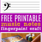 FREE Printable Music Notes Craft To Remember The Because Moments