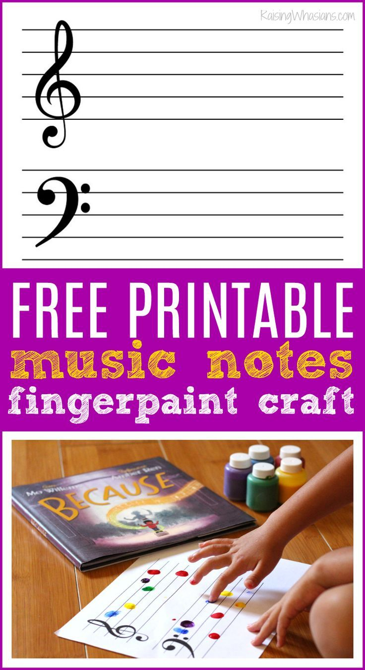 FREE Printable Music Notes Craft To Remember The Because Moments 