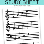 Free Printable Music Notes Sheet Teaching Music Notes Learning Music