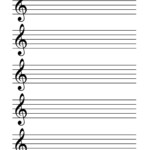 Free Printable Music Staff Paper Paper Trail Design