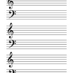 Free Printable Music Staff Paper Paper Trail Design