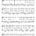 Free Printable Piano Sheet Music For Hallelujah By Leonard Cohen Free