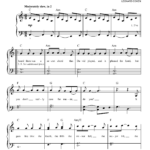 Free Printable Piano Sheet Music For Hallelujah By Leonard Cohen Free