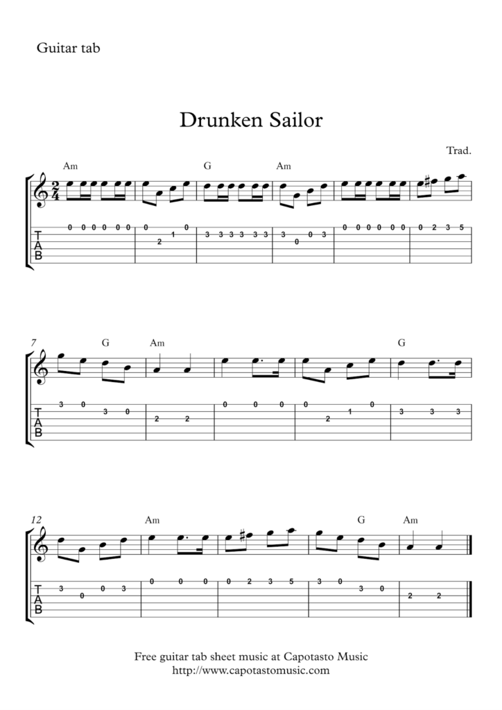 Free Printable Sheet Music