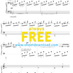 Free Printable Sheet Music For Piano Beginners Popular Songs