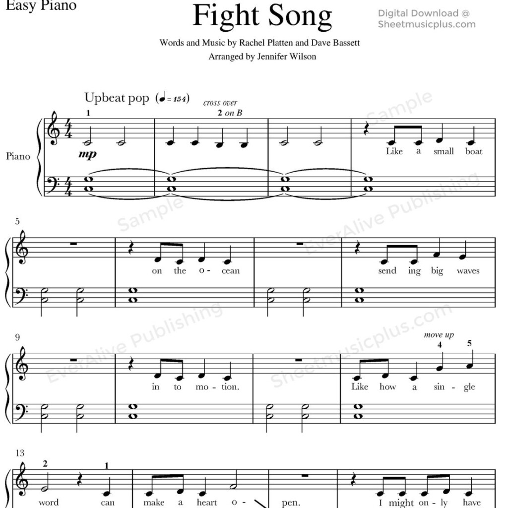 Free Printable Sheet Music For Piano Beginners Popular Songs Free 