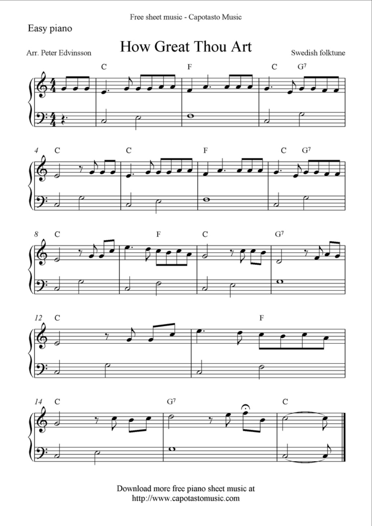 Free Printable Sheet Music For Piano Beginners Popular Songs Free 