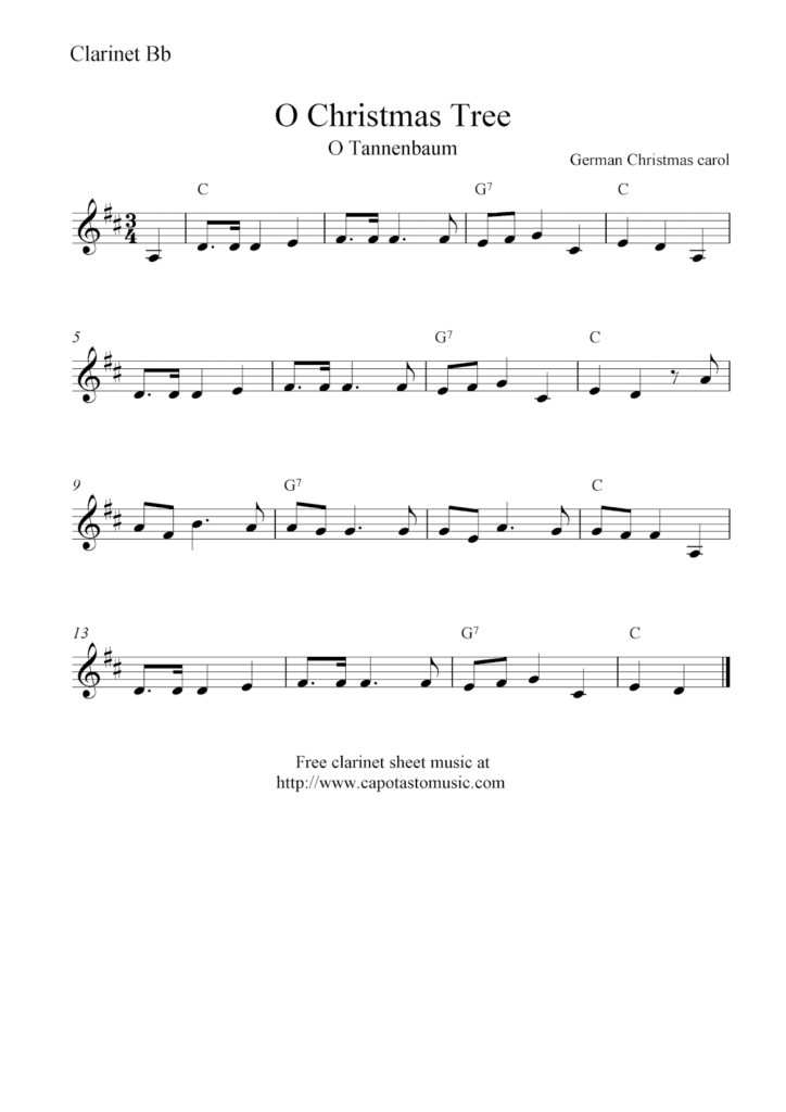 Free Printable Sheet Music O Christmas Tree O Tannenbaum Free 