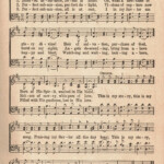 Free Printable Vintage Hymns Sheet Music Rose Clearfield