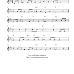 Free Printable Violin Sheet Music Muss I Denn Wooden Heart