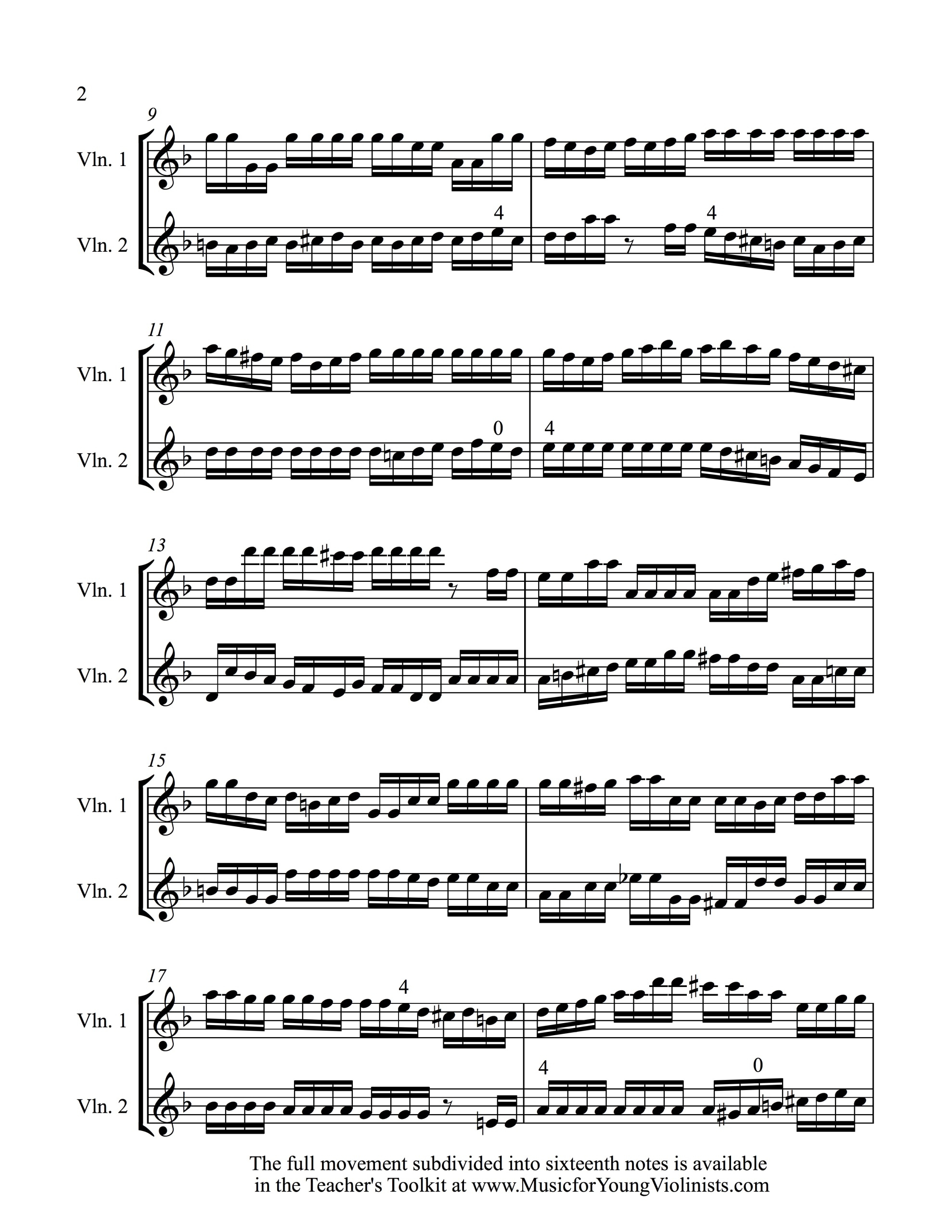 Free Violin Sheet Music