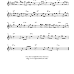 Fur Elise Free Alto Saxophone Sheet Music Notes