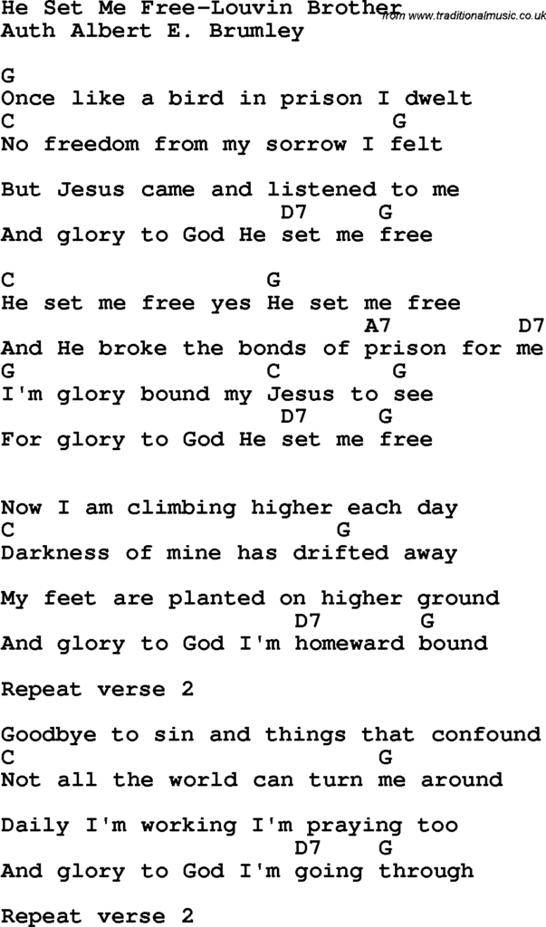 Gospel Song Lyrics Free Printable Free Printable