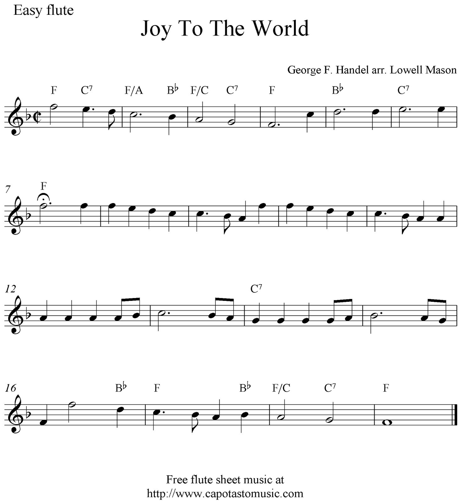 Happy Birthday To You Free Flute Sheet Music Notes Free Printable