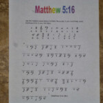 IDEAS UNLIMITED MATTHEW 5 16 MUSICAL CODE PRINTABLE PUZZLE