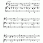 Jingle Bells Piano Sheet Music Easy With Lyrics PDF