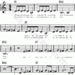 Lady A Need You Now Sheet Music For Beginners In C Major Download